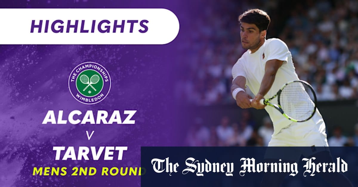 Video: 2nd Round Highlights | Oliver Tarvet v Carlos Alcaraz