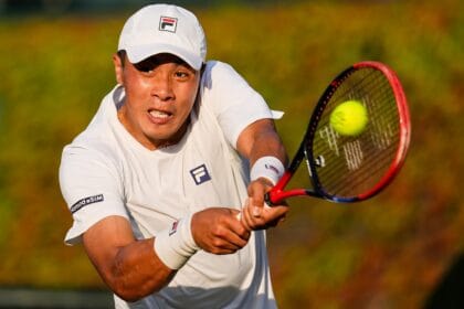 Wimbledon hopeful takes on ‘servebot’ but suffered crushing Centre Court defeat despite Nick Kyrgios’ Jordans rule break