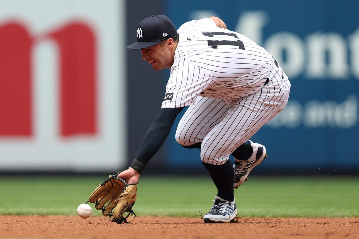 Yankees’ Anthony Volpe, AL leader in errors, downplays costly decisions