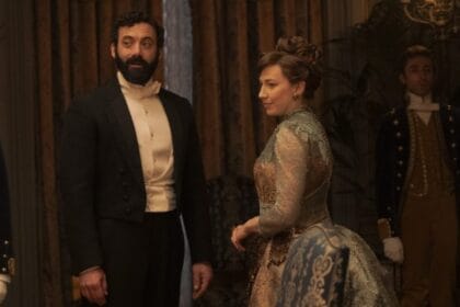 ‘The Gilded Age’ Stars Morgan Spector And Carrie Coon On Larry’s Ask