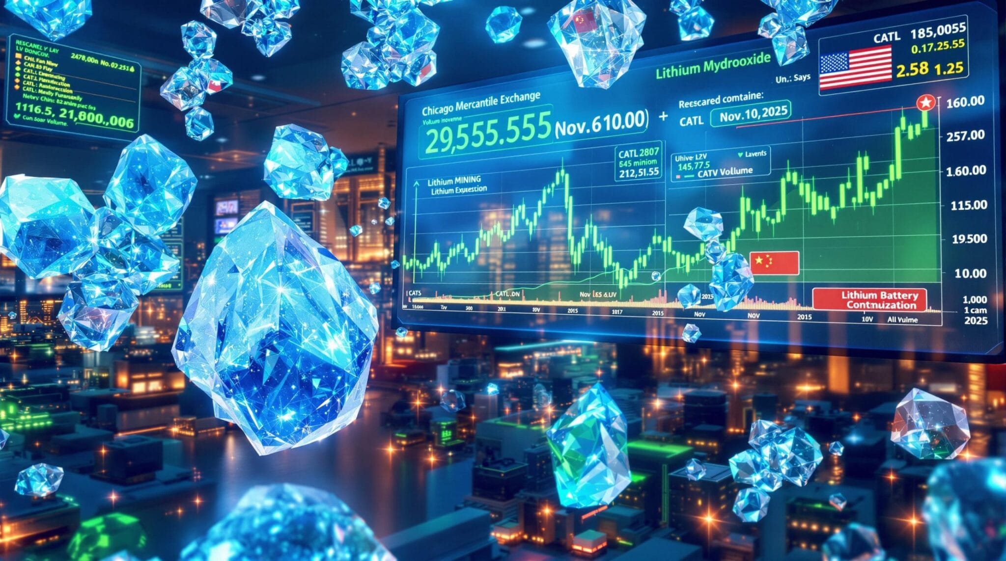 CME Lithium Hydroxide Futures Volume Hits Record Highs