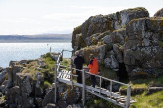 Cosplaying David Attenborough At Grímsey