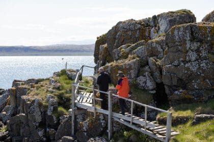 Cosplaying David Attenborough At Grímsey