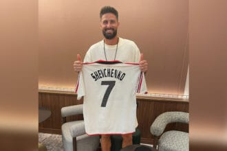 Milan bond remains as Giroud secures classic shirt with Shevchenko printing
