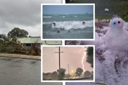 Perth storm: Wild weather forces closure of IKEA and Mandurah Forum as locals make 100 emergency calls