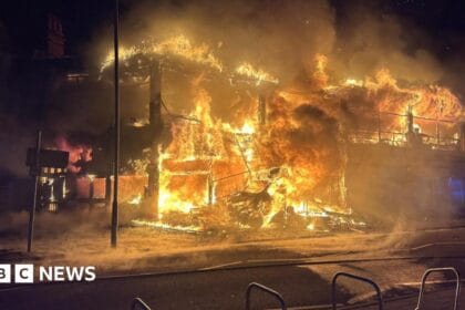 Refuge centre set up after fire in Clacton town centre