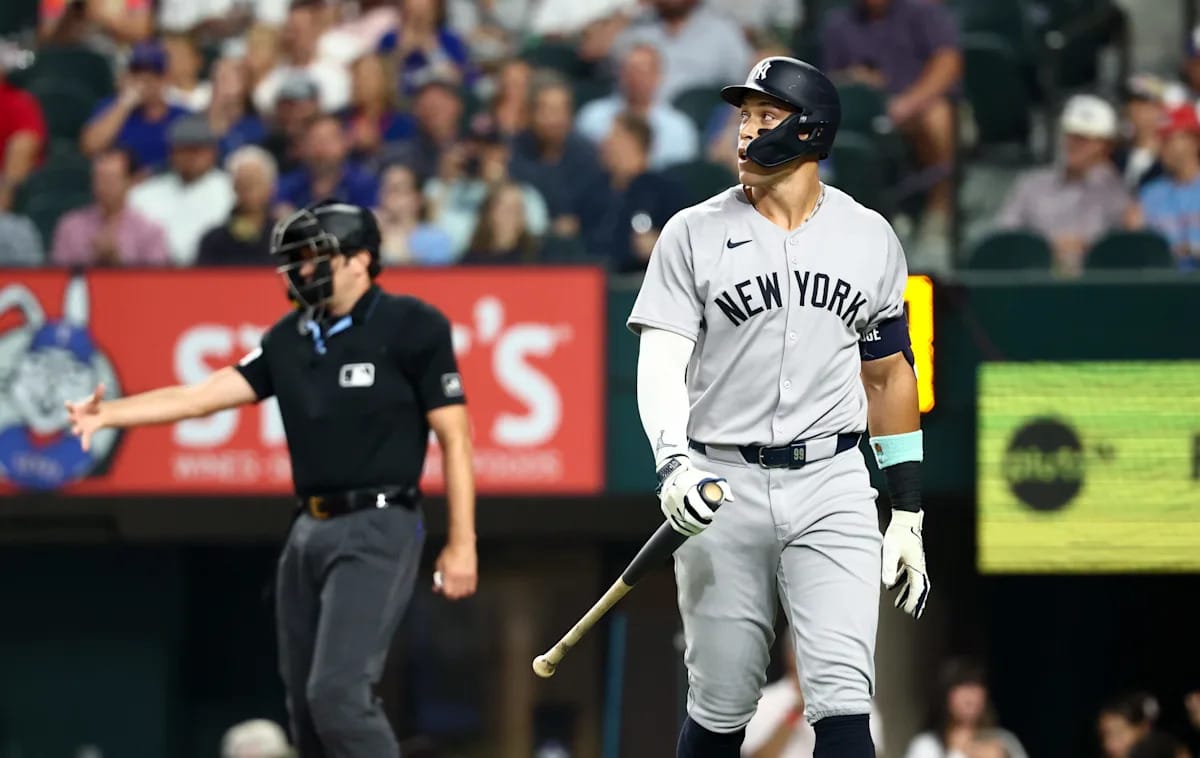 Yankees announce lineup vs Texas Rangers on Wednesday as they try to avoid sweep