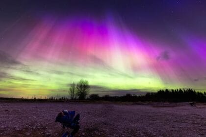 After a northern lights display on Monday night, there may be another good chance to see them tonight