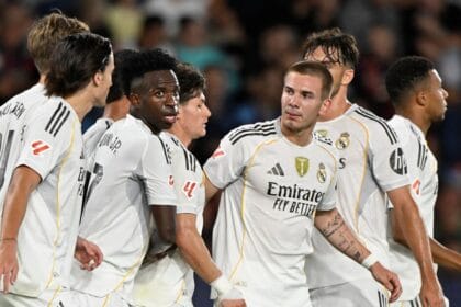 Con un gol de Mastantuono, Real Madrid venció 4-1 a Levante y se afirma como líder de la Liga de España