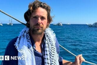 Gaza aid flotilla man from Poole ‘undeterred by drone threat’