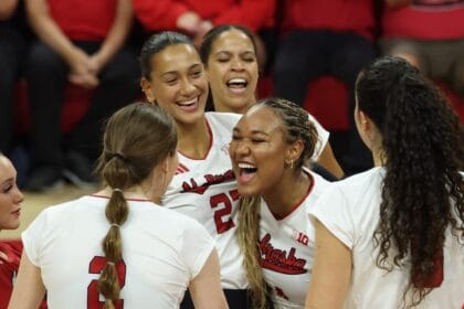 Ogbechie leads top-ranked Huskers to win in home opener