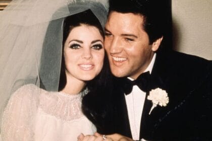 Priscilla Presley reveals she still wears diamond cross from Elvis