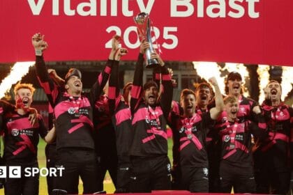 T20 Blast final: Will Smeed takes Somerset to victory over Hampshire