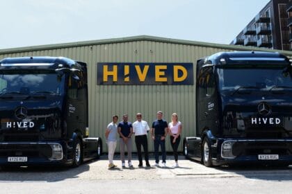 TEG and Hived to offer fully electric parcel delivery network to logistics industry