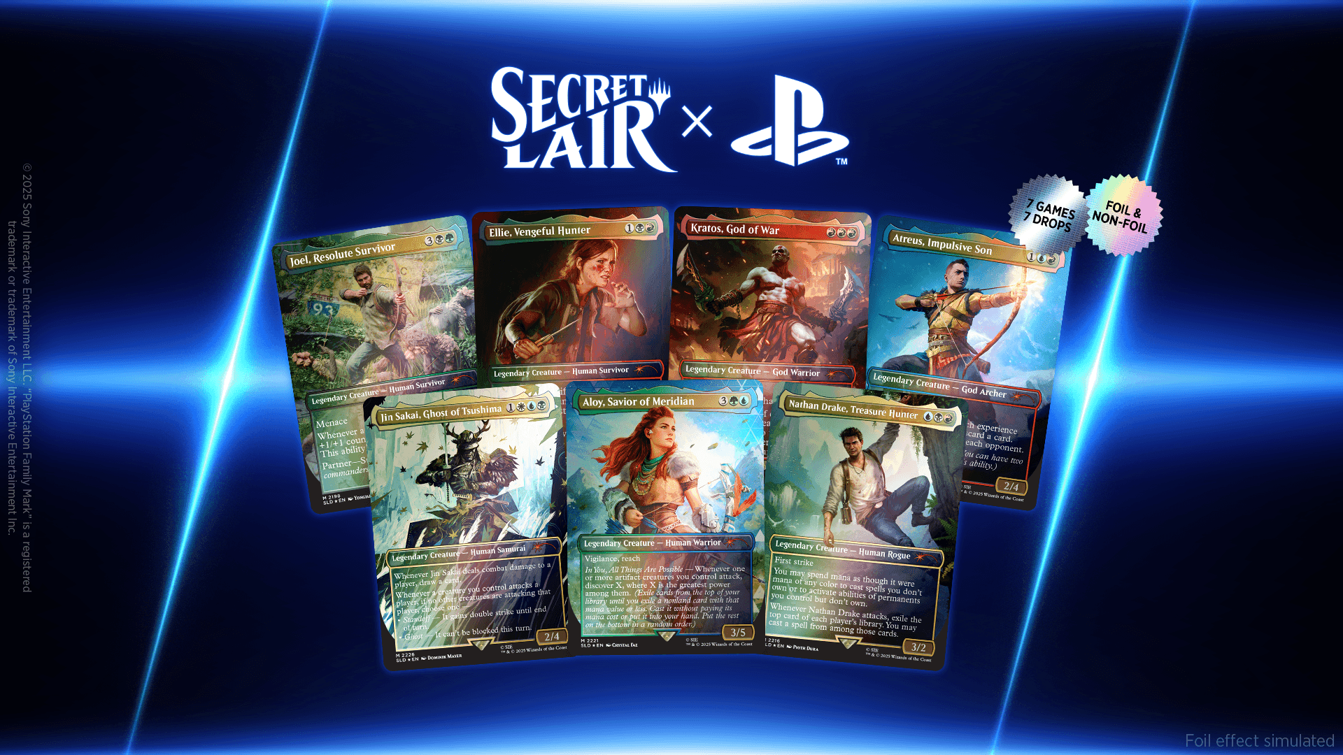 The Gathering Secret Lair x PlayStation collaboration, launching this October – PlayStation.Blog