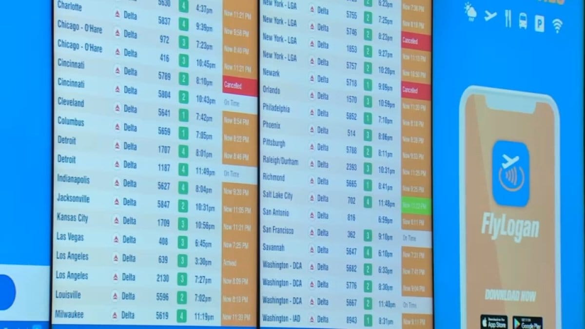 Boston Logan flight delays, cancellations due to nor’easter – NBC Boston