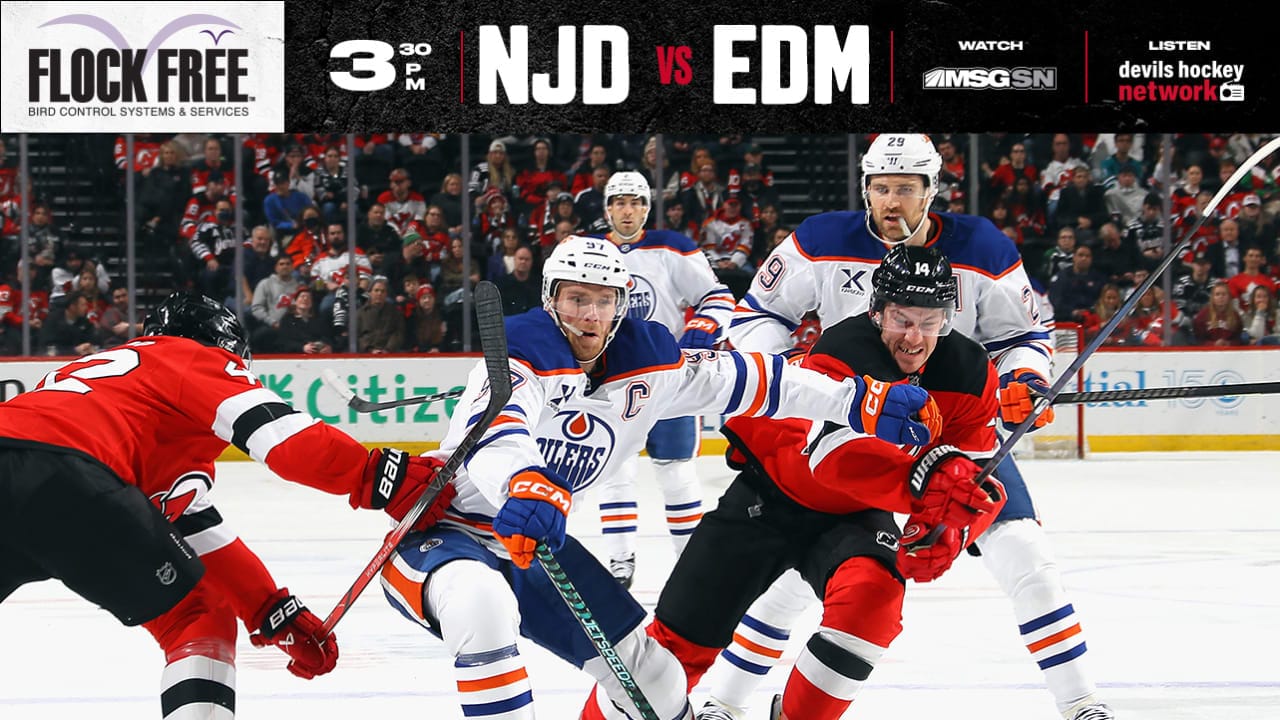 Devils Host Cup Finalist Oilers in Saturday Matinee | PREVIEW Devils Host Cup Finalist Oilers in Saturday Matinee | PREVIEW