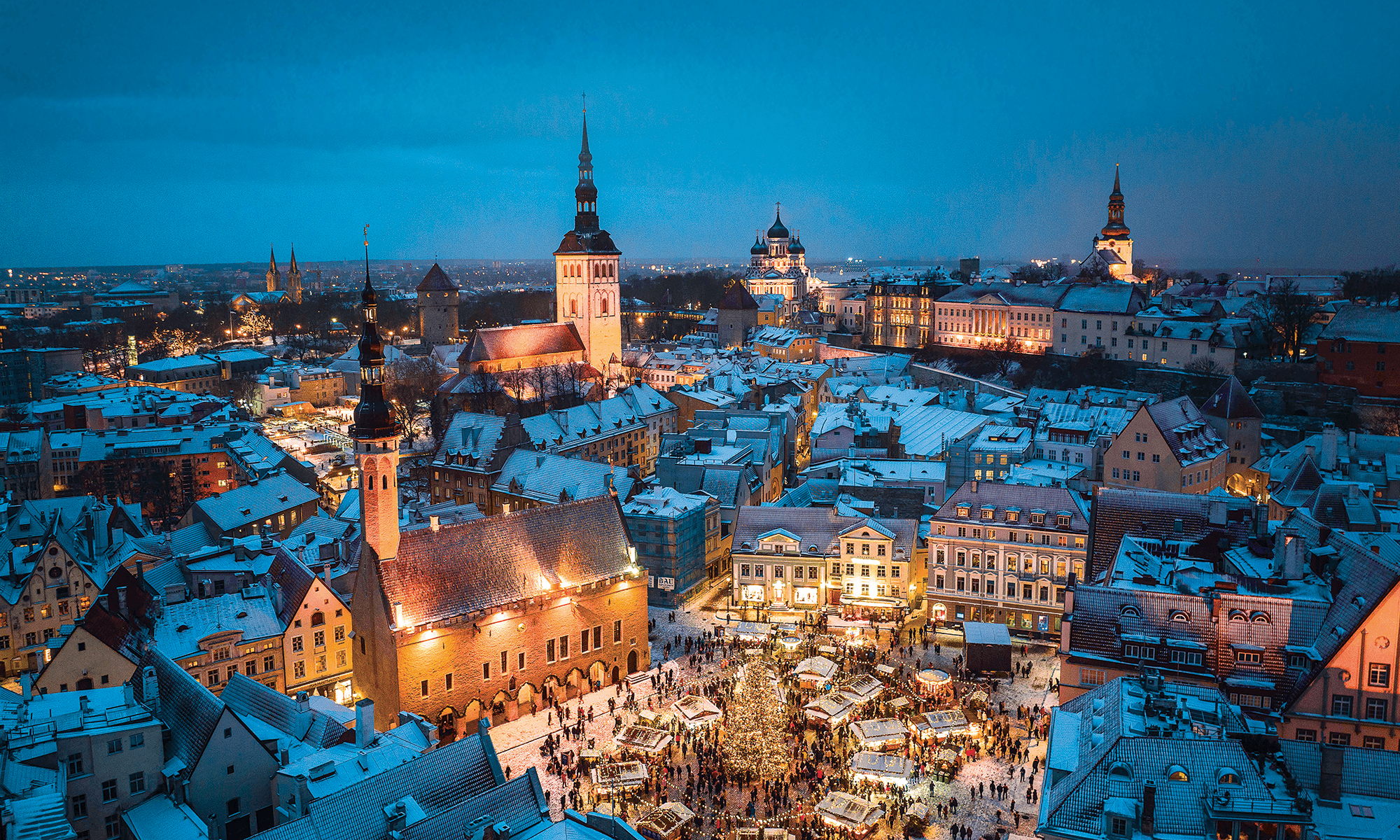 European Christmas markets with vegan food, DJs and pop-up saunas