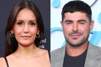 Nina Dobrev Denies Dating Zac Efron