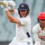 Run out thwarts Harris after Shield half-century