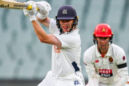 Run out thwarts Harris after Shield half-century