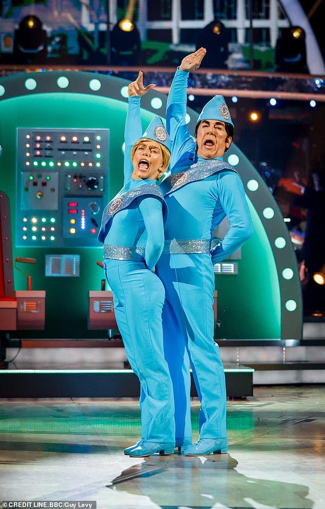Strictly Come Dancing viewers are left in stitches as Ross King hits the ballroom floor dressed as a Thunderbird