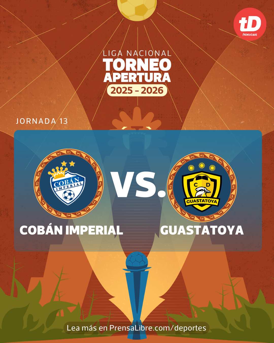 siga el duelo por la jornada 13 del Apertura 2025
