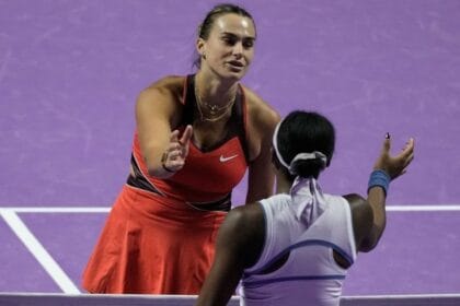Aryna Sabalenka eliminates Coco Gauff to reach last four at WTA finals