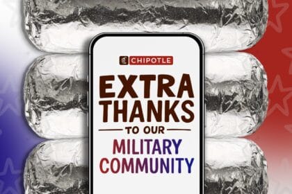 CHIPOTLE HONORS SERVICE MEMBERS WITH A VETERANS DAY ENTRÉE OFFER