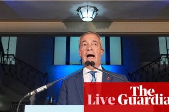 Farage claims Brexit opportunities have been ‘squandered’ and says he wants as many rich people as possible in the UK – politics live | Politics