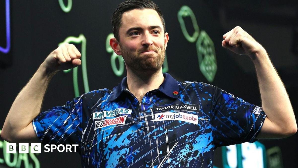 Grand Slam of Darts: Luke Humphries hits nine-darter and Luke Littler wins