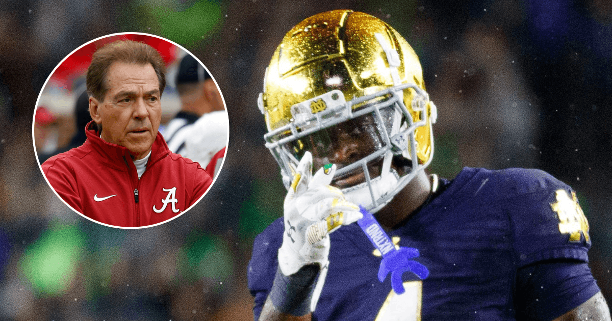 Jeremiyah Love recalls why he chose Notre Dame over Alabama, Nick Saban