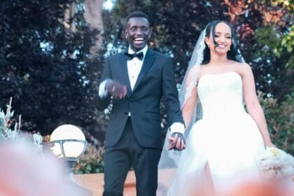 Peter Bol: Australian Olympian marries long-time partner Mahtut Yaynu