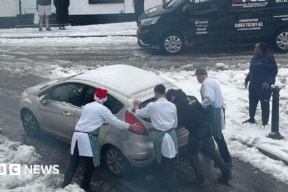 Yellow weather warning issued as ice and wintry showers hit Wales