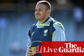 Australia v England: Ashes third Test, day one – live | Ashes 2025-26