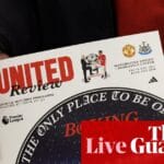 Manchester United v Newcastle: Premier League – live | Premier League
