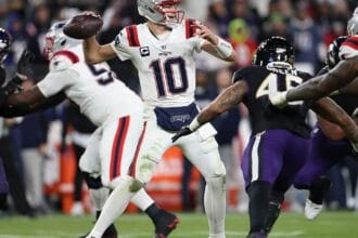 Patriots vs. Ravens live updates: Drake Maye finds Kyle Williams for 37-yard TD, New England trails 24-21