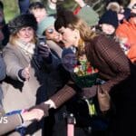 Royal Family gather for Christmas Day service at Sandringham