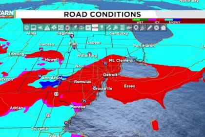 Snow changing to a wintry mix, then back to snow for Metro Detroit on Wednesday