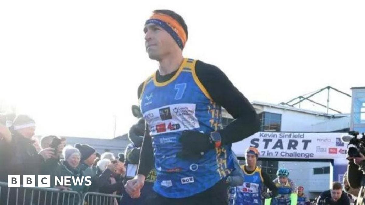 Where Kevin Sinfield will run in Yorkshire for 7 in 7: Together
