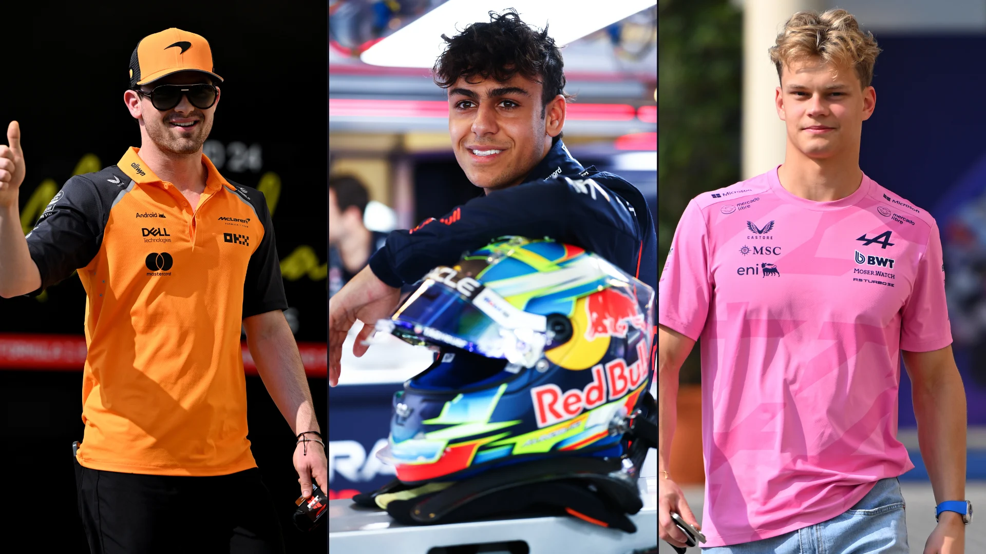 Which rookies are getting Free Practice 1 outings at the 2025 Abu Dhabi Grand Prix?