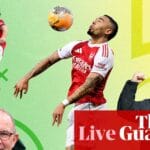 Arsenal v Manchester United buildup, WSL action and Hearts v Celtic – matchday live | Football