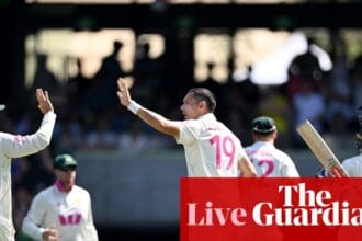 Australia v England: fifth Ashes Test, day two – live | Ashes 2025-26