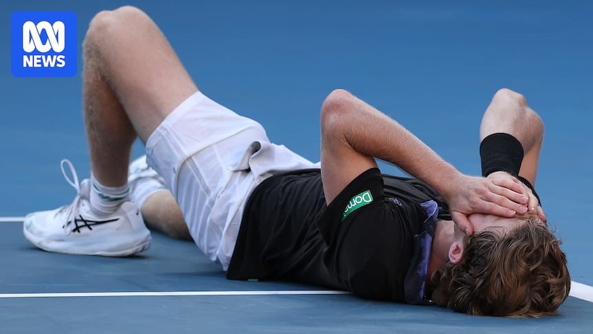 Dane Sweeny’s Australian Open first-round win over Gaël Monfils built on sacrifice