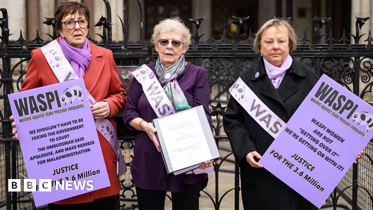 Ministers reject Waspi calls for compensation after rethink Ministers reject Waspi calls for compensation after rethink