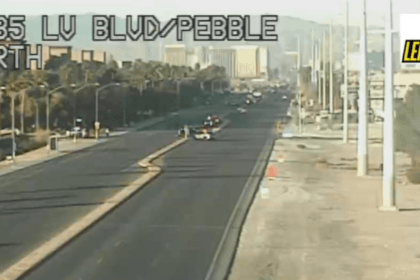 Motorcyclist with life-threatening injuries after south Las Vegas crash, police say