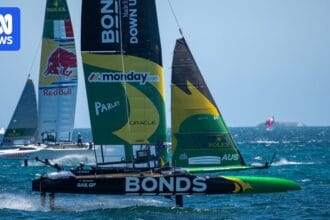 Sail Grand Prix fleet stung by Fremantle doctor before race has even begun