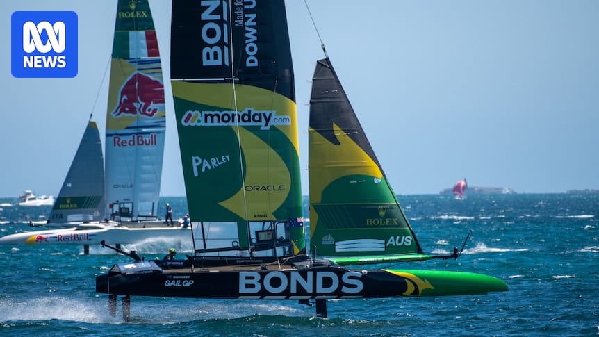 Sail Grand Prix fleet stung by Fremantle doctor before race has even begun