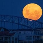 The moon will loom extra large tonight — but it’s not a supermoon