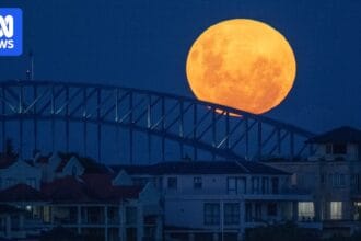 The moon will loom extra large tonight — but it’s not a supermoon